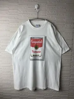 90s USA製　Andy Warhol キャンベル　ヴィンテージTシャツ