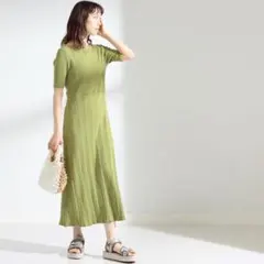 BEAMS バックレース ワンピース