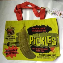 Trader Joe's　トレジョ　ピクルス　黄緑　エコバッグ　新品未使用