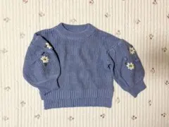 アプレレクール 袖刺繍ニット