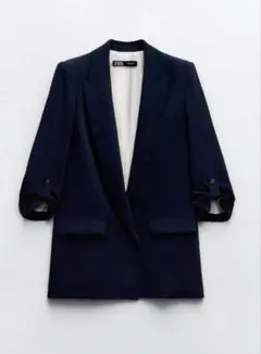 ロールアップスリーブブレザー ZARA