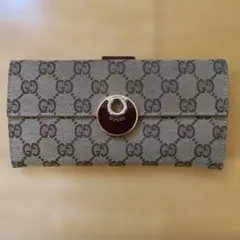 GUCCI GGキャンバス 長財布　財布