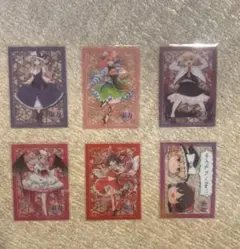 東方project トレーディングカード　6枚