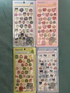 たまごっち　3Dステッカー４枚セット シール