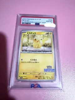 【PSA10】ピカチュウプロモイラストレーションコンテスト2024