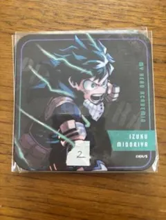 僕のヒーローアカデミア　ヒロアカ　緑谷出久　コースター　原画