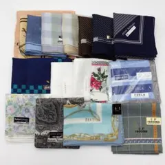 ♦未使用品♦ 各ブランドハンカチ 18枚セット