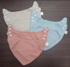 ✨新品✨ ベビースタイ 6枚セット ガーゼ よだれかけ おしゃれ 無地