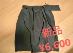 リボンベルト　フレアスカート　ミニ　ネイビー　美脚スタイルアップ　デート通勤