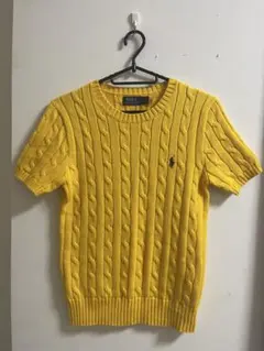 【かーこさん専用】Polo Ralph Lauren 半袖セーター XS 黄色