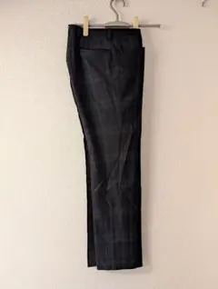 SHIPS チェック柄 スラックス　ウール 44インチ