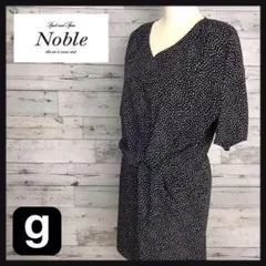 【人気モデル】ノーブル★ひざ丈ワンピース ドット柄 定番