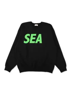 WIND AND SEA Crewneck Sweatshirt 黒 Sのサムネイル