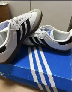 adidas Samba ホワイト/ブラック25,5cm