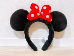 【極美品】ディズニー ミニー カチューシャ スパンコールなし 定番 リボン