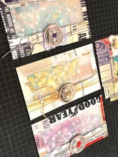 シャカシャカ封筒/コラージュ素材/おすそ分け/02