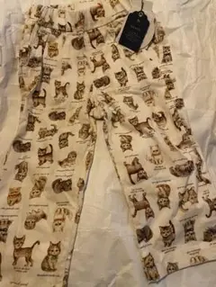 猫柄パンツ 新品タグ付き　ユキエモン&バースデイ子供服　ズボン