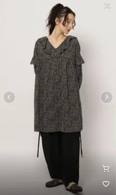 プレミアムローンラッフルチュニック