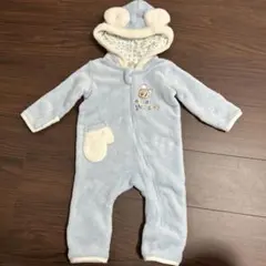 ディズニー 耳付きフリースロンパース 70cm