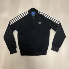 adidas ブラック ジャージ 3本ライン