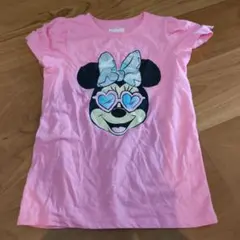 Disney Junior ミニーマウス Tシャツ 7歳 ピンク