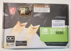MSI 지포스 GT 1030 2GB DDR4 본체
