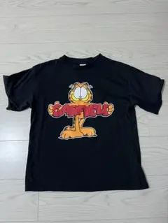 Garfield ガーフィールド 半袖　トップス　Tシャツ　サイズ不明　ブラック