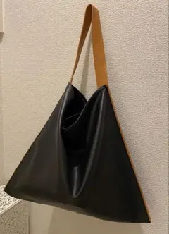 メンズ　バッグ　黒　鞄　合皮　ショルダーバッグ　ハンドバッグ　モード