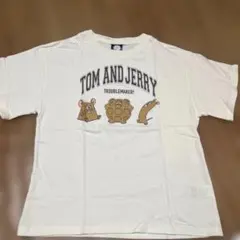 TOM AND JERRY Tシャツ オフホワイト Mサイズのサムネイル