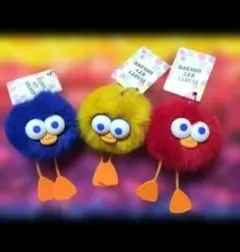 新品未使用もこもこダイバーズキーホルダー　3種セット　セリア