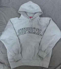 SUPREME stars arc hoodie グレーパーカー美品 - メルカリ