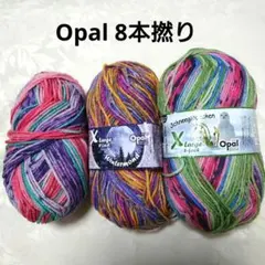 ソックヤーン Opal 8本撚り X large 8ーfach 3個
