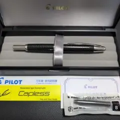 PILOT Capless 万年筆 絣 黒