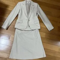ベージュ ツイード風 スーツ セット