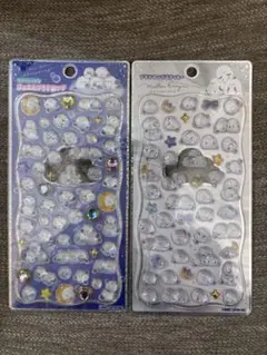 ジュエルプチドロップステッカー　シマエナガ