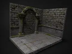 ジオラマベース　遺跡　神殿　ねんどろいど　フィギュアーツ　ドラクエ　121