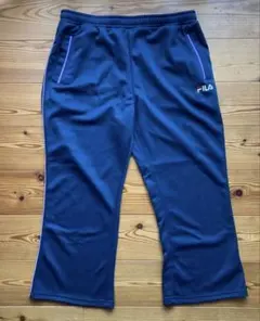 FILA ジャージパンツ フレアスタイル　ネイビー