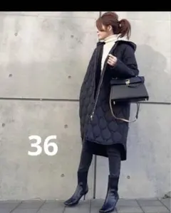 エマテイラー 3wayキルティングフードコート(撥水・防汚加工)