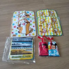 キャラクタータオルハンカチ　9枚