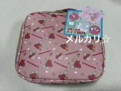新品　マロンクリーム　収納力抜群メイクボックス　しまむら　バニティポーチのサムネイル