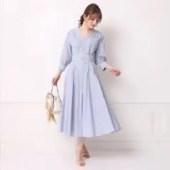 [新品タグ付き]アプワイザーリッシェ ボリュームスリーブシャツワンピース