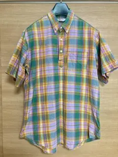《最終値下げ》PRENTISS  70s マドラスチェック シャツ Lのサムネイル