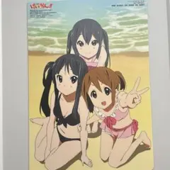 ⭐️けいおん！⭐️ 非売品　アニメディア2010年7月号　第1付録　下敷き