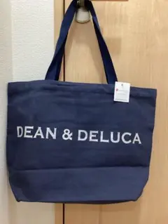 DEAN & DELUCA ネイビートートバッグ