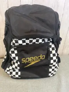 speedo チェッカーパターン リュック　スピード　水泳