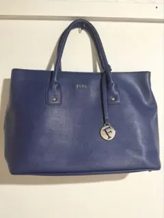 FURLA フルラ ネイビー 青 ハンドバッグ ビジネスバッグのサムネイル