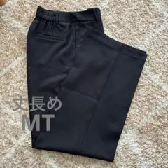 リエディ MT 丈長め ストレッチミックスツイルダブルタック ワイドパンツ