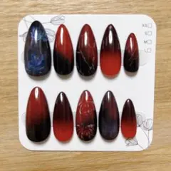 鬼滅の刃　鬼舞辻無惨　モチーフネイル