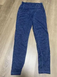 ClimateRight ネイビー スリムフィットレギンス S/CH 裏起毛