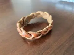 レザー編み込みブレスレット